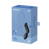 Satisfyer Curvy Trinity 2 Insertable Air Pulse Vibrator in Black > Vibrators > Unconventional - Tophatter Daily Deals