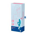 Satisfyer Embrace Me Rabbit Vibrator Turquoise with Dual Motor Stimulation > Vibrators > Ladies > Rabbit - Tophatter Daily Deals