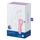 Satisfyer Threesome 4 Connect (Pink) – App-Controlled Flexible Clitoral and Labia Vibrator > Sex Toys > Couples Toys - Tophatter Daily Deals