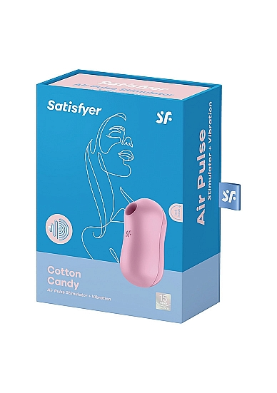 Satisfyer Cotton Candy Lilac Compact Oval Lay-On Vibrator with Pressure Waves and Vibration > Vibrators > Vibrating Pads - Tophatter Daily Deals