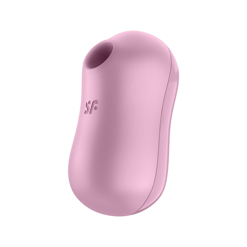 Satisfyer Cotton Candy Lilac Compact Oval Lay-On Vibrator with Pressure Waves and Vibration > Vibrators > Vibrating Pads - Tophatter Daily Deals