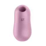 Satisfyer Cotton Candy Lilac Compact Oval Lay-On Vibrator with Pressure Waves and Vibration > Vibrators > Vibrating Pads - Tophatter Daily Deals