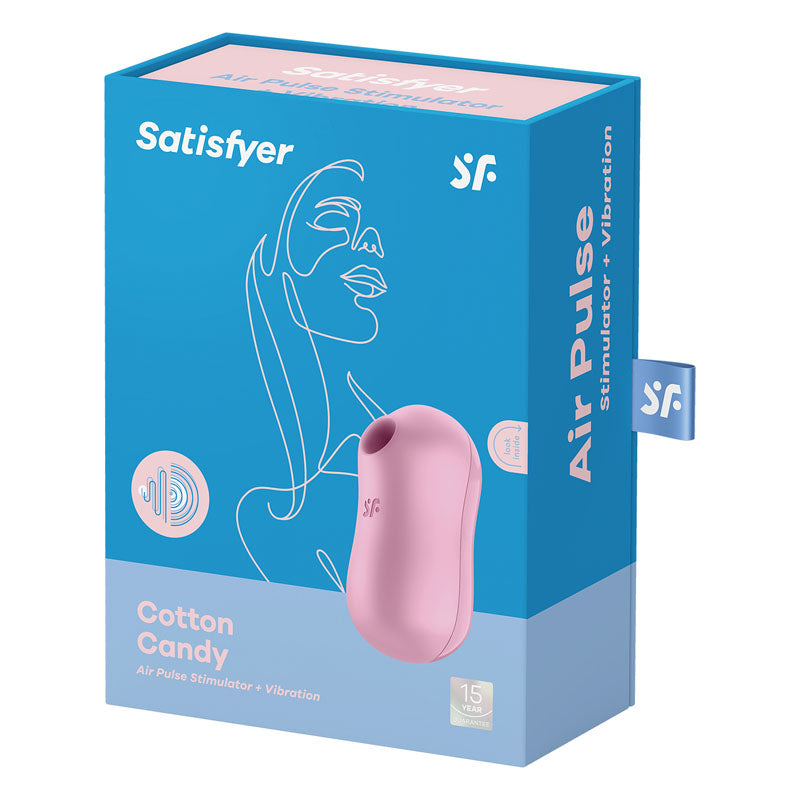 Satisfyer Cotton Candy Lilac Compact Oval Lay-On Vibrator with Pressure Waves and Vibration > Vibrators > Vibrating Pads - Tophatter Daily Deals