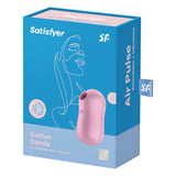 Satisfyer Cotton Candy Lilac Compact Oval Lay-On Vibrator with Pressure Waves and Vibration > Vibrators > Vibrating Pads - Tophatter Daily Deals