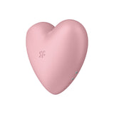 Satisfyer Cutie Heart Vibrator Pink Light Red Air Pulsation Stimulator > Sex Toys For Ladies > Air Pulsation - Tophatter Daily Deals
