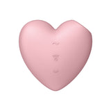 Satisfyer Cutie Heart Vibrator Pink Light Red Air Pulsation Stimulator > Sex Toys For Ladies > Air Pulsation - Tophatter Daily Deals