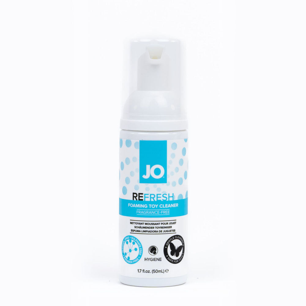 JO Refresh Foaming Toy Cleaner – Gentle Fragrance-Free 50 ml Toy Cleaner > Essentials > Toy Cleaners - Tophatter Daily Deals