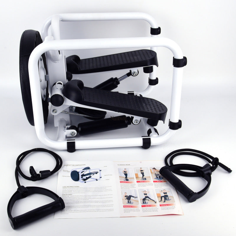 360-degree Rotating Fitness Bench Folding Treadmill 0 - Tophatter Daily Deals