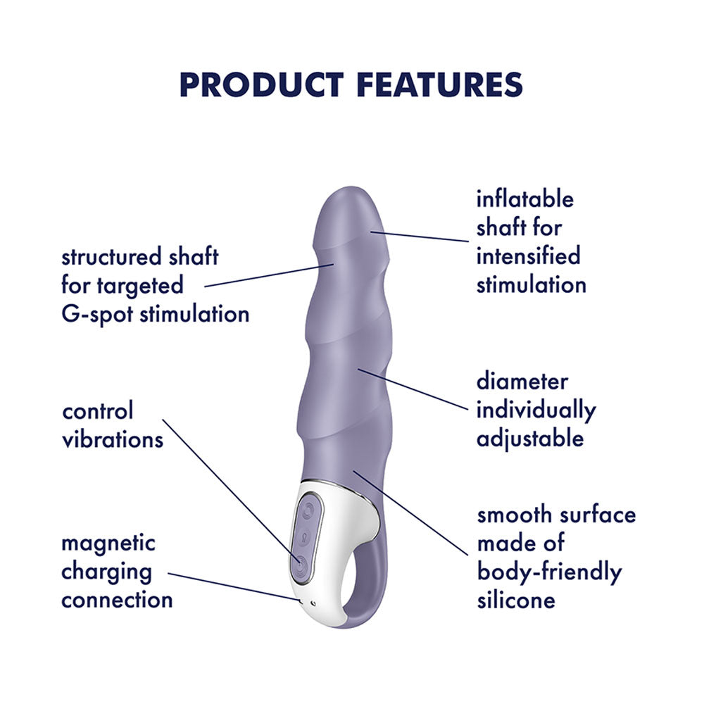 Satisfyer Air Pump Vibrator 1 Lilac Inflatable > Sex Toys For Ladies > G-Spot Vibrators - Tophatter Daily Deals