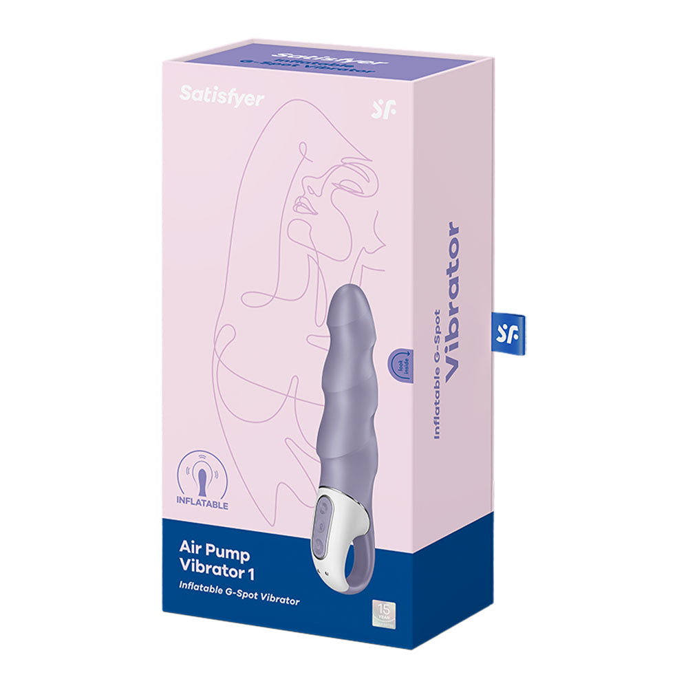 Satisfyer Air Pump Vibrator 1 Lilac Inflatable > Sex Toys For Ladies > G-Spot Vibrators - Tophatter Daily Deals