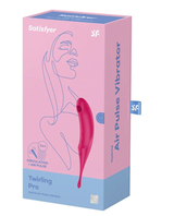 Satisfyer Twirling Pro Red Hybrid Air Pulse Vibrator Waterproof Rechargeable > Sex Toys For Ladies > Air Pulsation - Tophatter Daily Deals