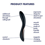 Satisfyer Rolling Explosion – USB Rechargeable G-Spot Vibrator > Sex Toys For Ladies > G-Spot Vibrators - Tophatter Daily Deals