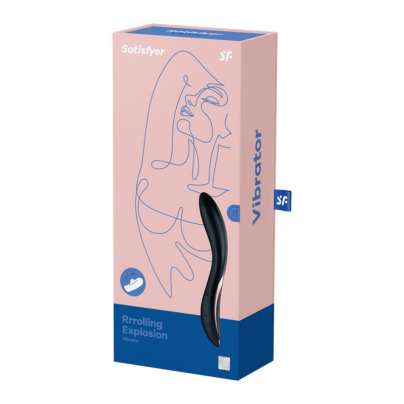 Satisfyer Rolling Explosion – USB Rechargeable G-Spot Vibrator > Sex Toys For Ladies > G-Spot Vibrators - Tophatter Daily Deals