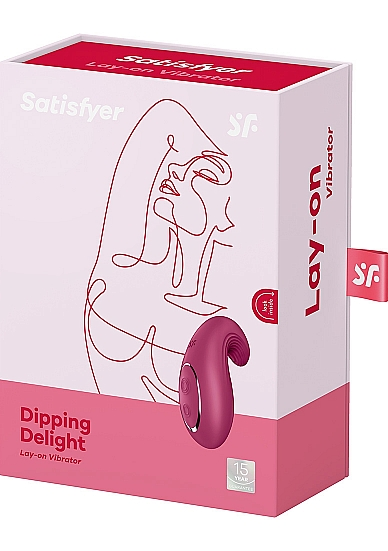 Satisfyer Dipping Delight Berry Lay-On Vibrator with 2 Powerful Motors and Flexible Tip > Vibrators > Vibrating Pads - Tophatter Daily Deals