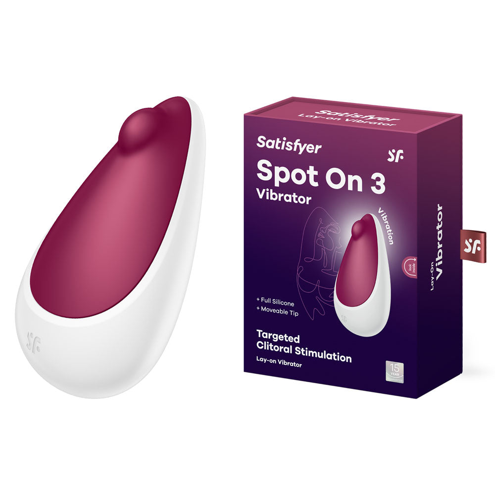 Satisfyer Spot On 3 Berry Clitoral Stimulator > Vibrators > Ladies > Clitoral Vibrators and Stimulators - Tophatter Daily Deals