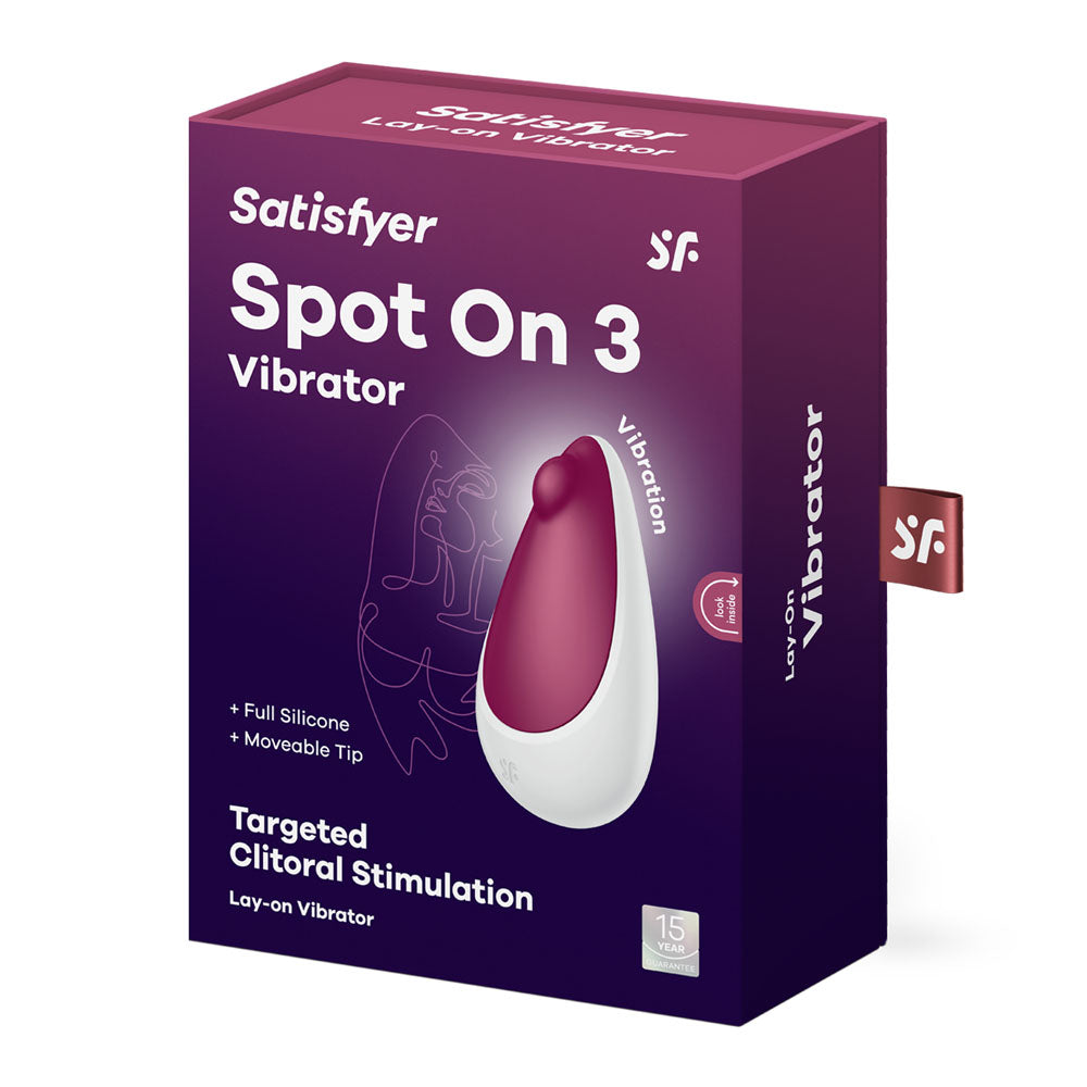 Satisfyer Spot On 3 Berry Clitoral Stimulator > Vibrators > Ladies > Clitoral Vibrators and Stimulators - Tophatter Daily Deals
