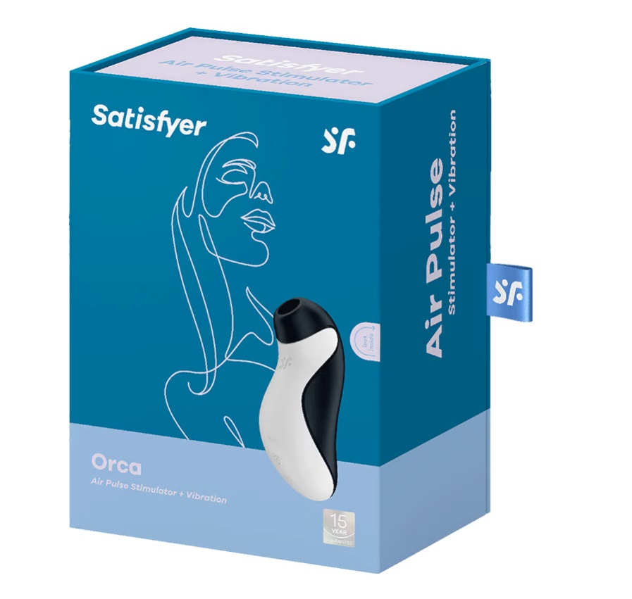 Satisfyer Orca Double Air Pulse Clitoral Vibrator With Vibration > Sex Toys For Ladies > Air Pulsation - Tophatter Daily Deals