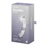 Satisfyer Double Crystal Glass Dildo for Temperature Play > Glass > Dildos - Tophatter Daily Deals