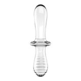 Satisfyer Double Crystal Glass Dildo for Temperature Play > Glass > Dildos - Tophatter Daily Deals