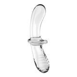 Satisfyer Double Crystal Glass Dildo for Temperature Play > Glass > Dildos - Tophatter Daily Deals