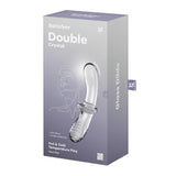 Satisfyer Double Crystal Glass Dildo for Temperature Play > Glass > Dildos - Tophatter Daily Deals