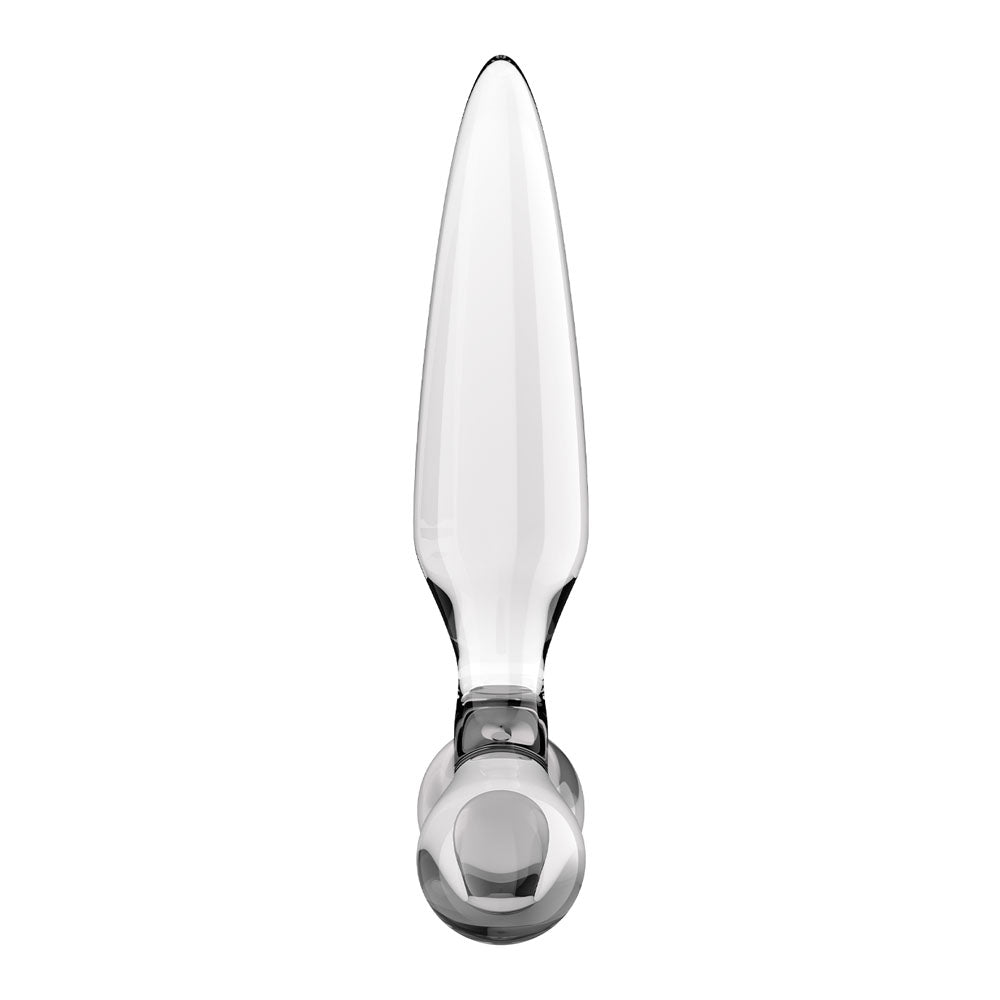 Satisfyer Triple Crystal 2 Transparent – Glass Dildo > Glass > Dildos - Tophatter Daily Deals