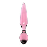 Satisfyer Triple Crystal 2 Pink – Glass Dildo > Glass > Dildos - Tophatter Daily Deals