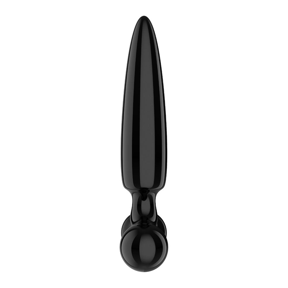 Satisfyer Triple Crystal 1 Black – Glass Dildo 21 cm with Two Smaller Plugs > Glass > Dildos - Tophatter Daily Deals