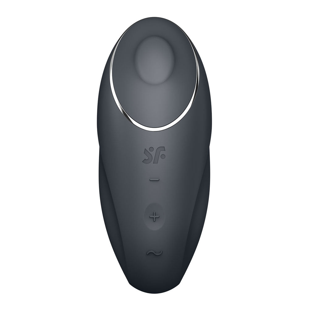 Satisfyer Tap & Climax 1 - Grey Lay-On Vibrator 8.6 Inch > Vibrators > Vibrating Pads - Tophatter Daily Deals