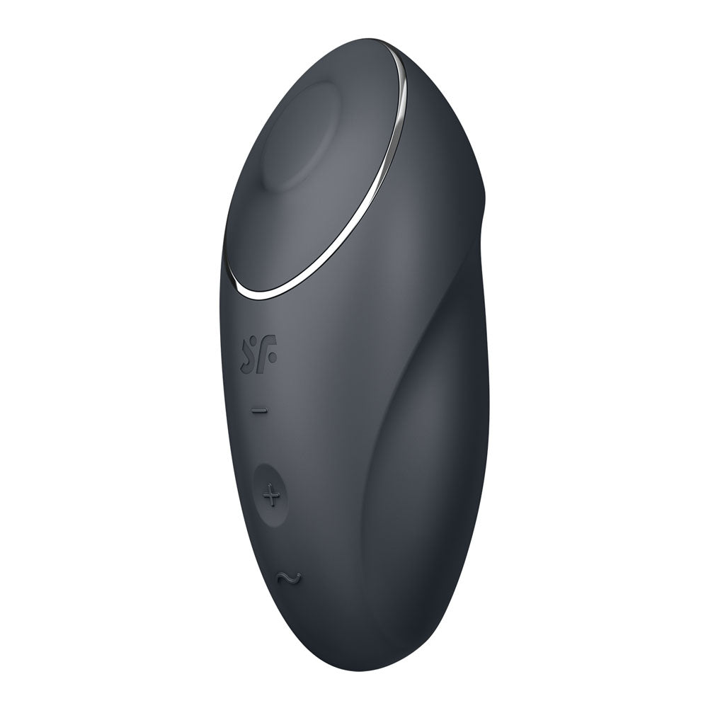 Satisfyer Tap & Climax 1 - Grey Lay-On Vibrator 8.6 Inch > Vibrators > Vibrating Pads - Tophatter Daily Deals