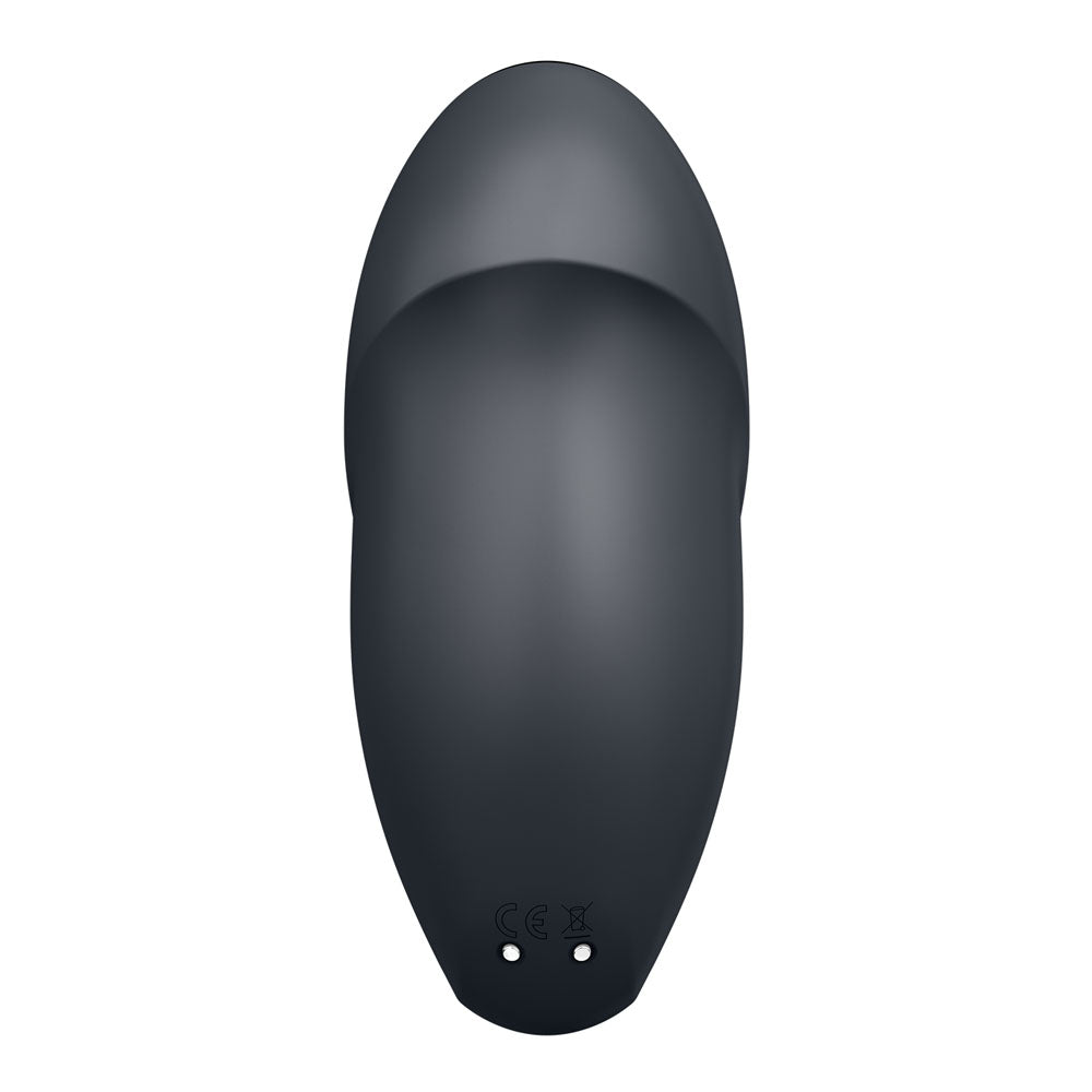 Satisfyer Tap & Climax 1 - Grey Lay-On Vibrator 8.6 Inch > Vibrators > Vibrating Pads - Tophatter Daily Deals