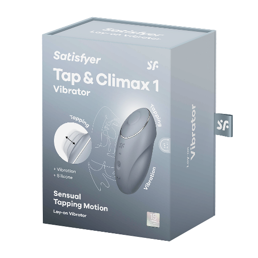 Satisfyer Tap and Climax 1 Lay-On Vibrator with Sensual Tapping and Vibration Features > Vibrators > Vibrating Pads - Tophatter Daily Deals