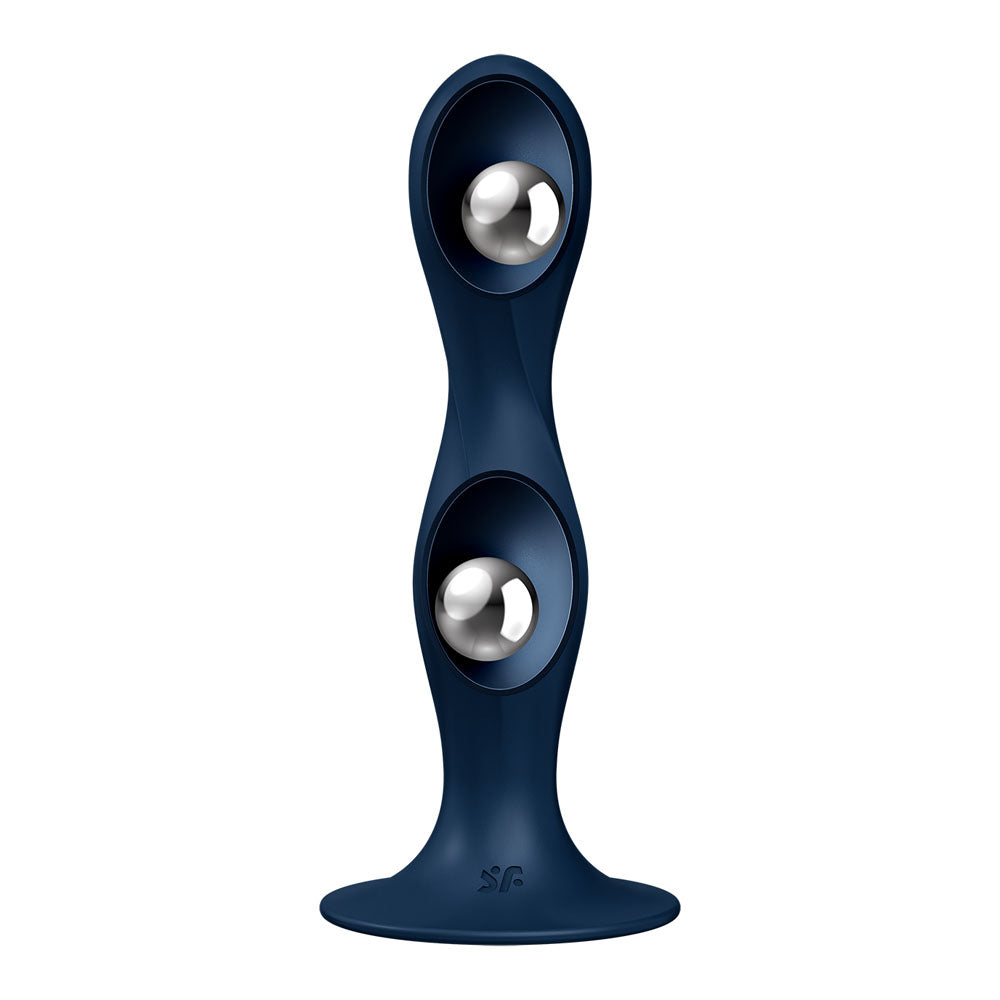 Satisfyer Double Ball-R Dildo Blue 7 Inch Pleasure Toy > Anal Range > Vibrating Butt Plugs - Tophatter Daily Deals