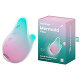 Satisfyer Mermaid Vibes Air Pulse Stimulator Mint/Pink > Sex Toys For Ladies > Air Pulsation - Tophatter Daily Deals