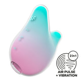 Satisfyer Mermaid Vibes Air Pulse Stimulator Mint/Pink > Sex Toys For Ladies > Air Pulsation - Tophatter Daily Deals