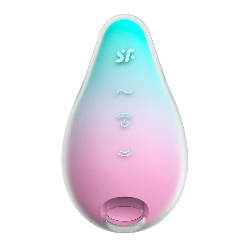 Satisfyer Mermaid Vibes Air Pulse Stimulator Mint/Pink > Sex Toys For Ladies > Air Pulsation - Tophatter Daily Deals