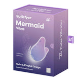 Satisfyer Mermaid Vibes Violet/Pink Stimulator > Sex Toys For Ladies > Air Pulsation - Tophatter Daily Deals