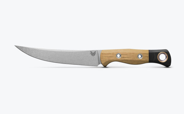 Benchmade Meatcrafter - Maple Valley Richlite Handle - CPM-154 - Fixed Blade - 4050-02 Knives - Tophatter Daily Deals