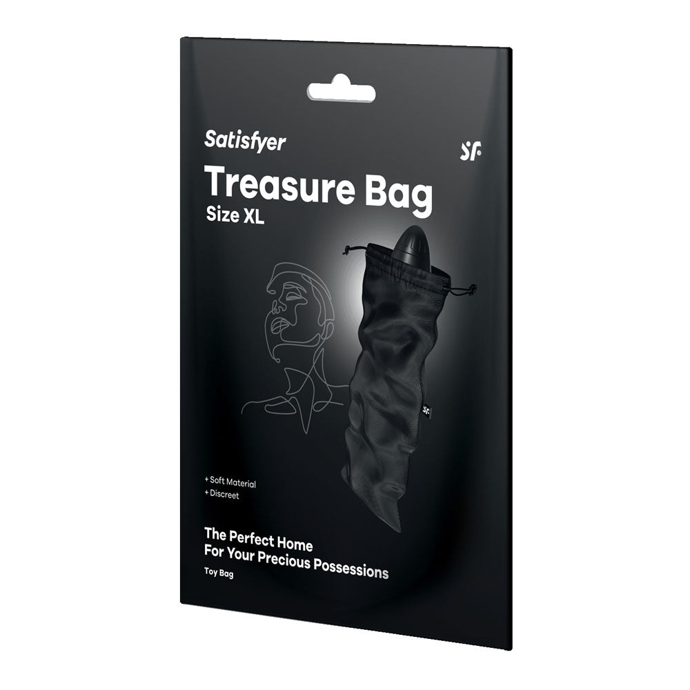Treasure Bag Black Extra Large for Storing Pleasure Products > Essentials > Toy Storage - Tophatter Daily Deals