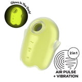 Satisfyer Glowing Ghost – USB Rechargeable Glow in Dark Air Pulse Stimulator > Sex Toys For Ladies > Air Pulsation - Tophatter Daily Deals