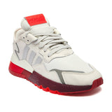 adidas Men's Originals Nite Jogger Shoes Core White Metallic Silver Grey Two Footwear - Tophatter Daily Deals