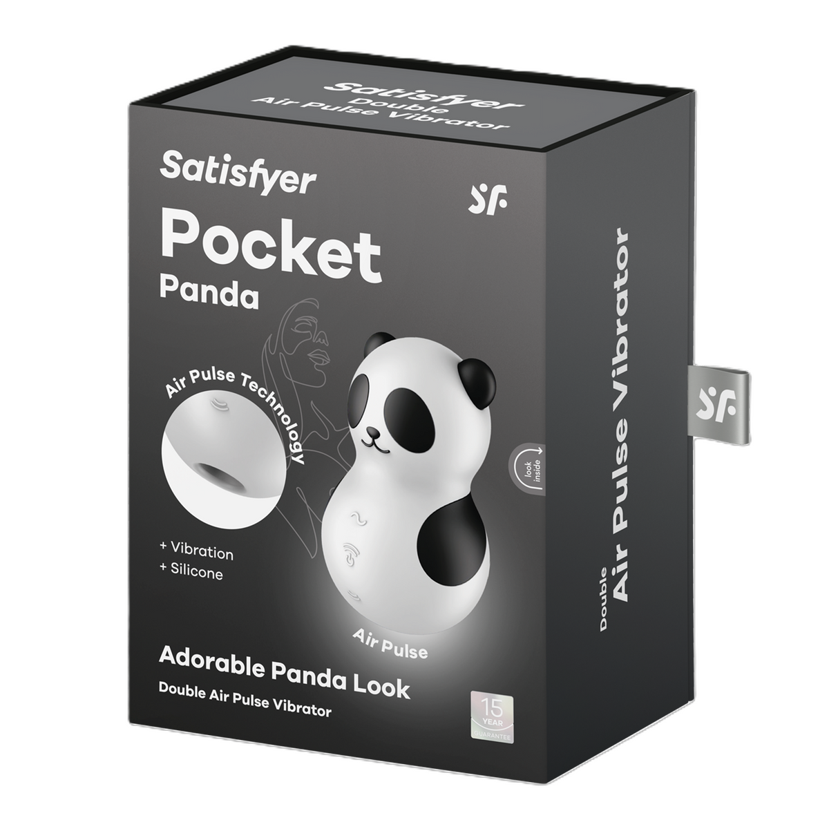 Satisfyer Pocket Panda Air Pulse Vibrator for Thrilling Pleasure > Sex Toys For Ladies > Air Pulsation - Tophatter Daily Deals