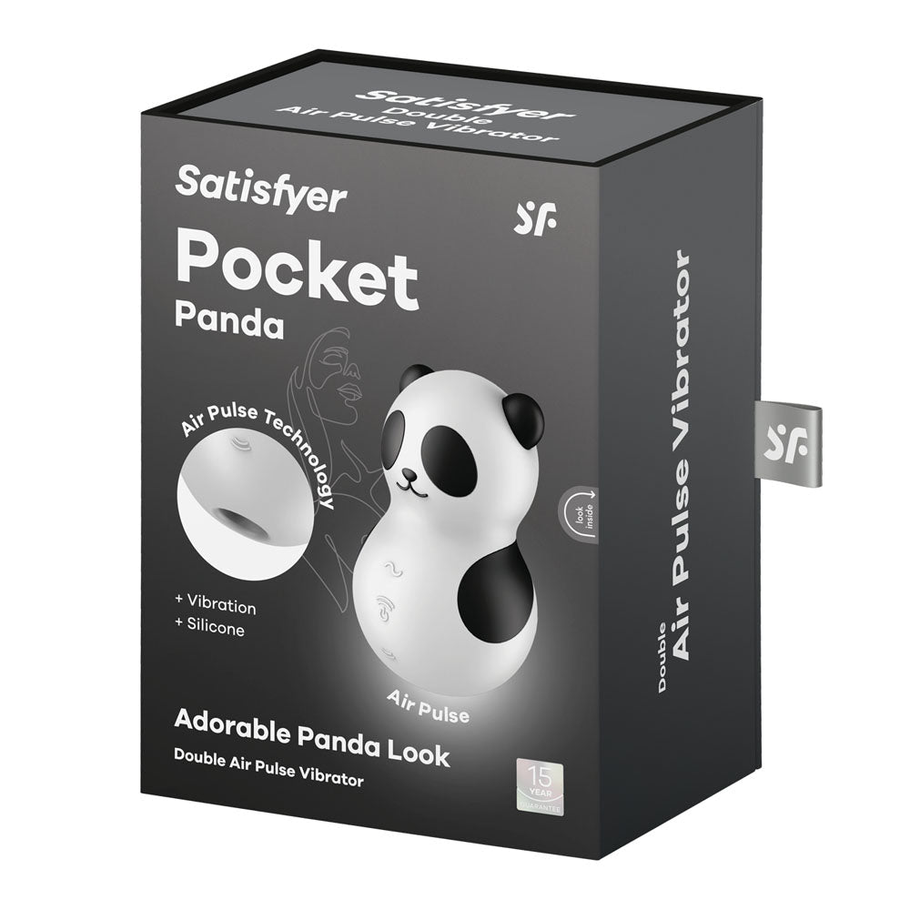 Satisfyer Pocket Panda Air Pulse Vibrator for Thrilling Pleasure > Sex Toys For Ladies > Air Pulsation - Tophatter Daily Deals