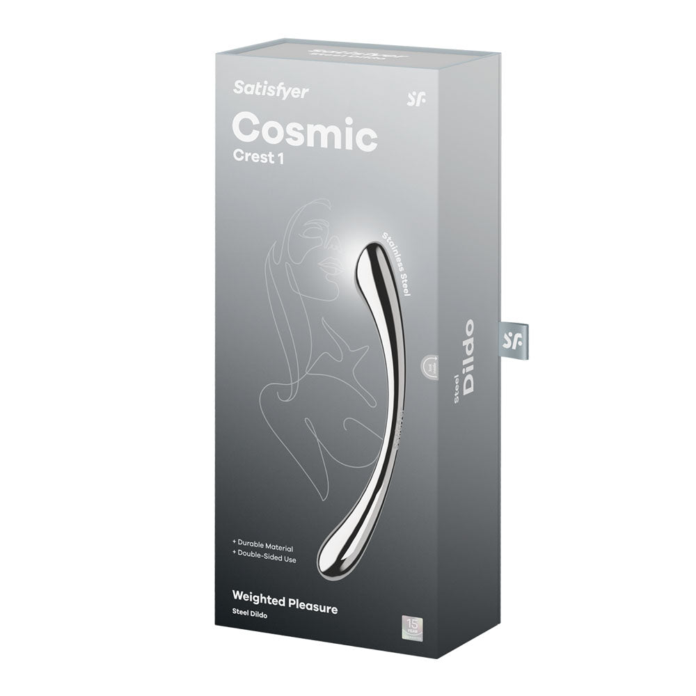 Satisfyer Cosmic Crest Stainless Steel Curved Dildo 24cm > Dildos > Neutral Dildos - Tophatter Daily Deals