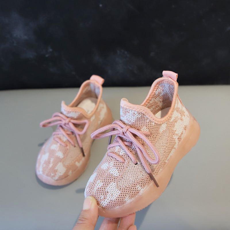 Boys and girls wild casual shoes Pink 0 - Tophatter Daily Deals