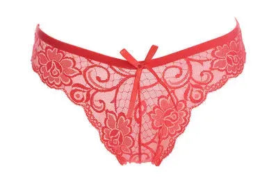 Panties, Seamless Underwear, Lace Panties Watermelon Red One size 0 - Tophatter Daily Deals