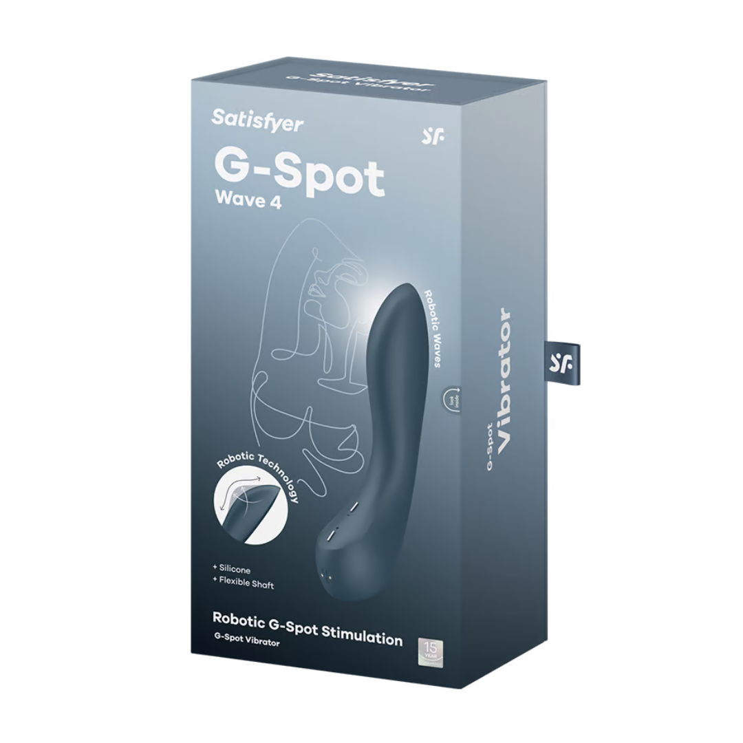 Satisfyer G-Spot Wave 4 Waterproof Sex Toy 8.5 Inches > Sex Toys For Ladies > G-Spot Vibrators - Tophatter Daily Deals