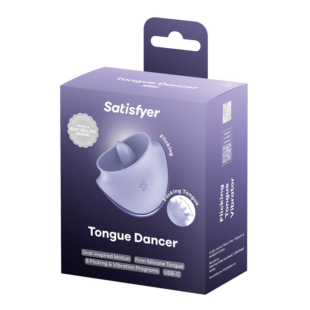 Satisfyer Tongue Dancer – USB Rechargeable Flicking Stimulator > Sex Toys For Ladies > Air Pulsation - Tophatter Daily Deals