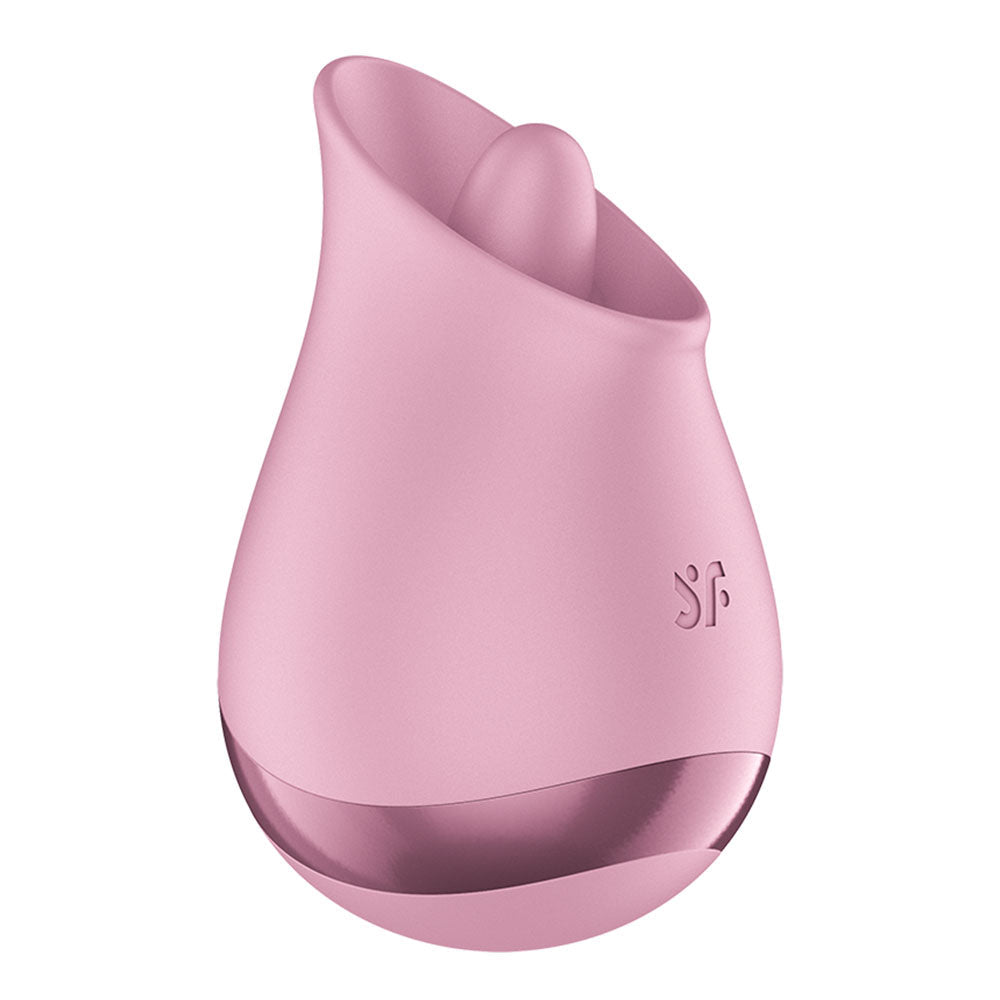 Satisfyer Tongue Player – USB Rechargeable Flicking Silicone Oral Stimulator > Sex Toys For Ladies > Clitoral Vibrators and Stimulators - Tophatter Daily Deals