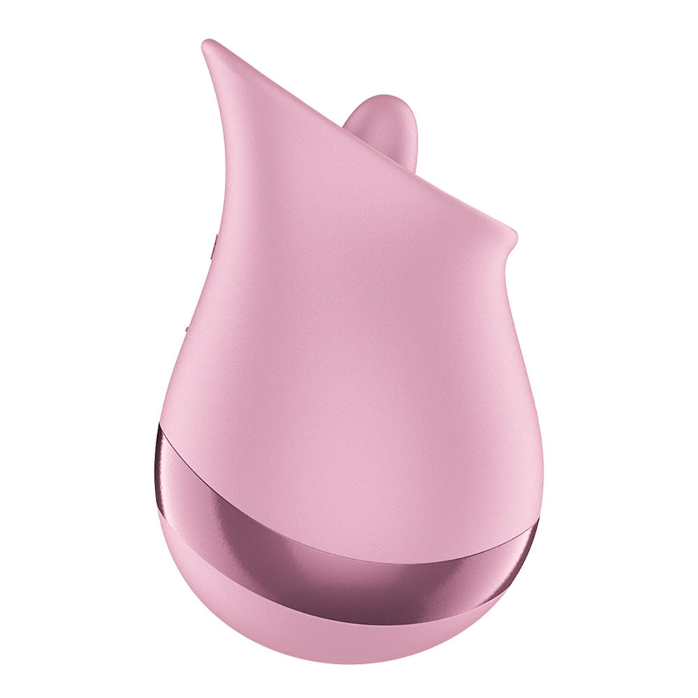 Satisfyer Tongue Player – USB Rechargeable Flicking Silicone Oral Stimulator > Sex Toys For Ladies > Clitoral Vibrators and Stimulators - Tophatter Daily Deals